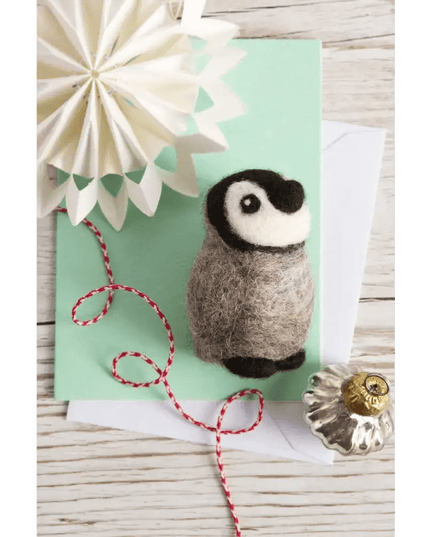 Baby Penguin Mini Felting Kit