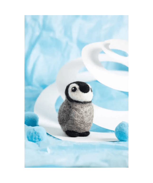 Baby Penguin Mini Felting Kit
