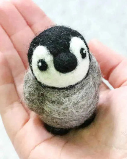 Baby Penguin Mini Felting Kit