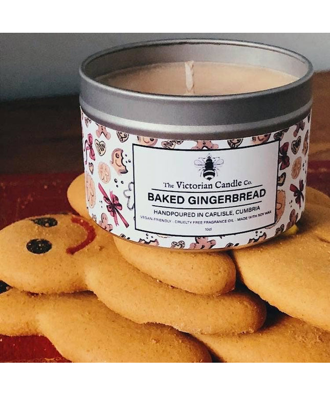 Baked Gingerbread - Scented Candle - 100ml Tin