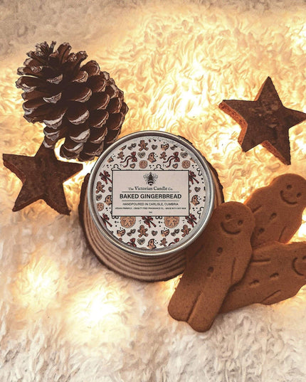 Baked Gingerbread - Scented Candle - 100ml Tin