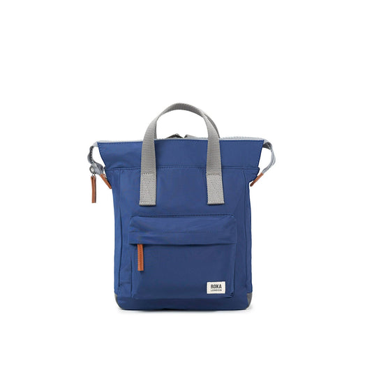 ROKA London Bantry Backpack in Crisp Blue Nylon