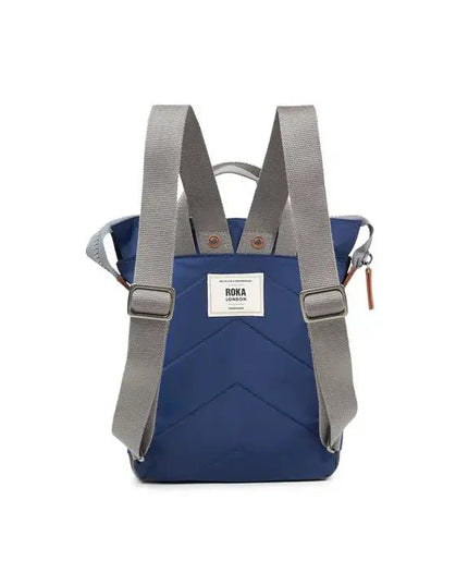 ROKA London Bantry Backpack in Crisp Blue Nylon