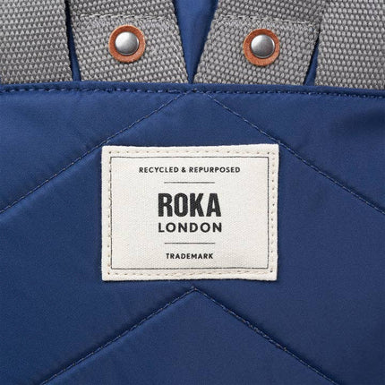 ROKA London Bantry Backpack in Crisp Blue Nylon