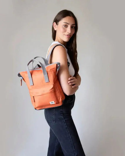 ROKA London Bantry Backpack in Crisp Blue Nylon