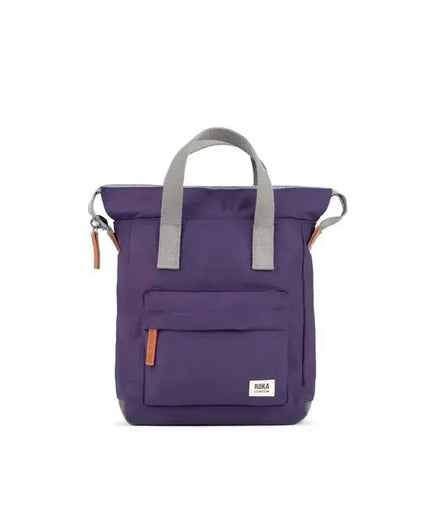 ROKA London Bantry Backpack in Majestic Purple Nylon
