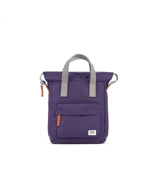 ROKA London Bantry Backpack in Majestic Purple Nylon