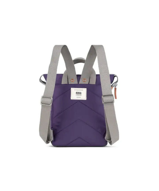 ROKA London Bantry Backpack in Majestic Purple Nylon