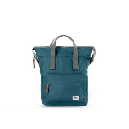 ROKA London: Bantry Backpack in Teal Nylon
