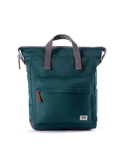 ROKA London: Bantry Backpack in Teal Nylon