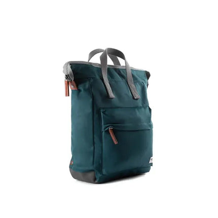 ROKA London: Bantry Backpack in Teal Nylon