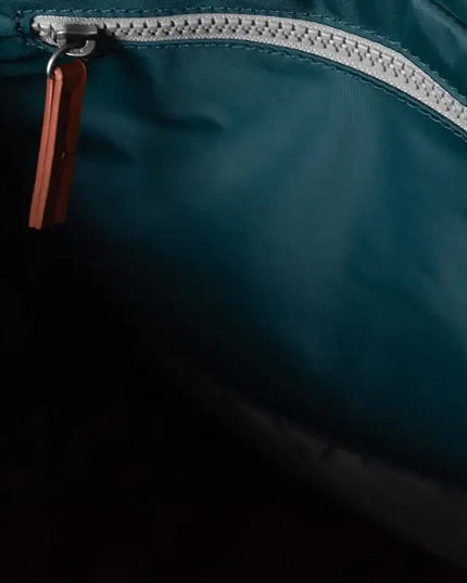 ROKA London: Bantry Backpack in Teal Nylon