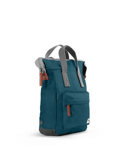 ROKA London: Bantry Backpack in Teal Nylon