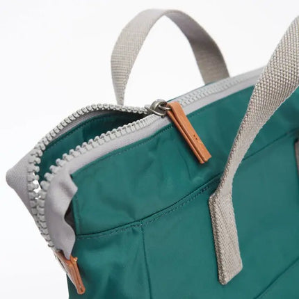 ROKA London: Bantry Backpack in Teal Nylon