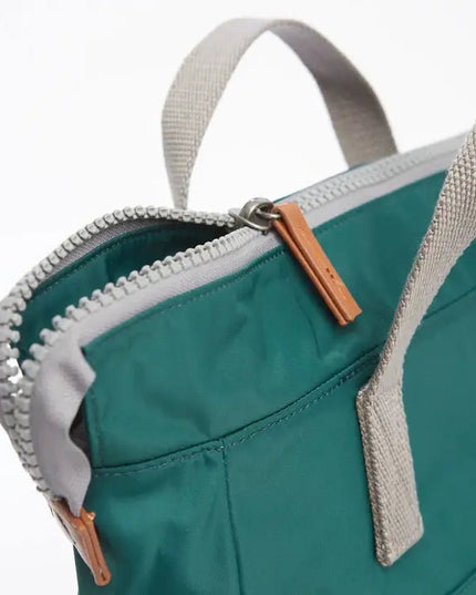 ROKA London: Bantry Backpack in Teal Nylon