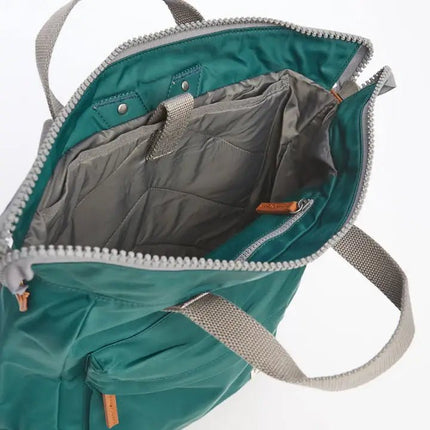 ROKA London: Bantry Backpack in Teal Nylon