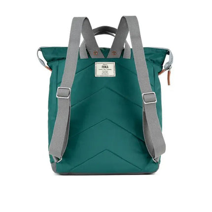 ROKA London: Bantry Backpack in Teal Nylon