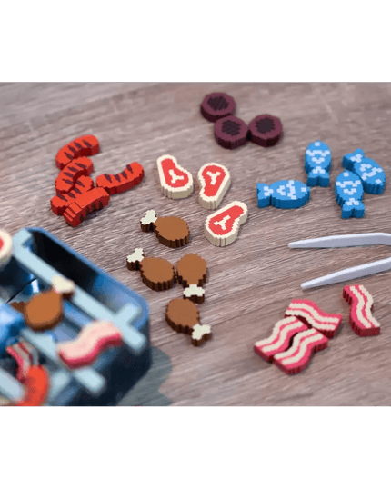 Barbecubes - A Tinderblox Sequel! Family game for 2-6 players.