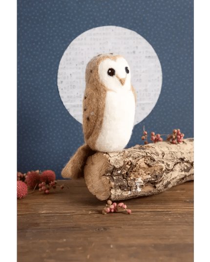 Barn Owl Needle Felting Kit | Complete Craft Kit
