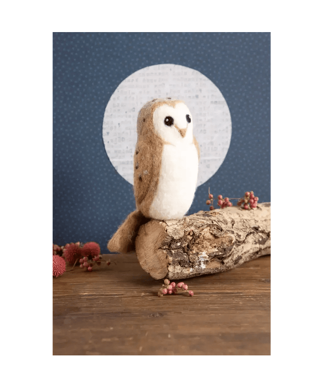 Barn Owl Needle Felting Kit | Complete Craft Kit