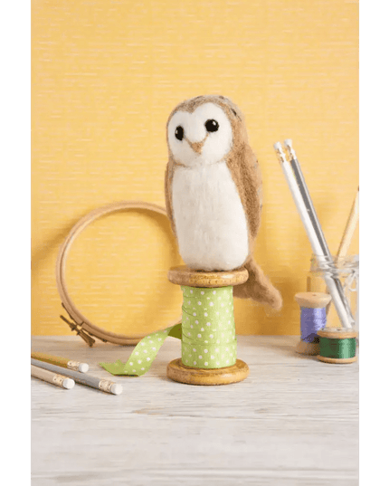 Barn Owl Needle Felting Kit | Complete Craft Kit