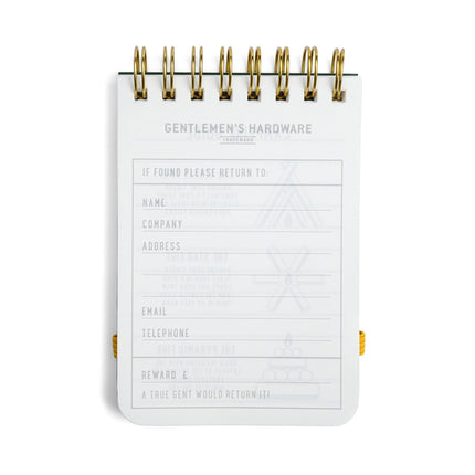 Gentlemen's Hardware Pocket Waterproof Notebook
