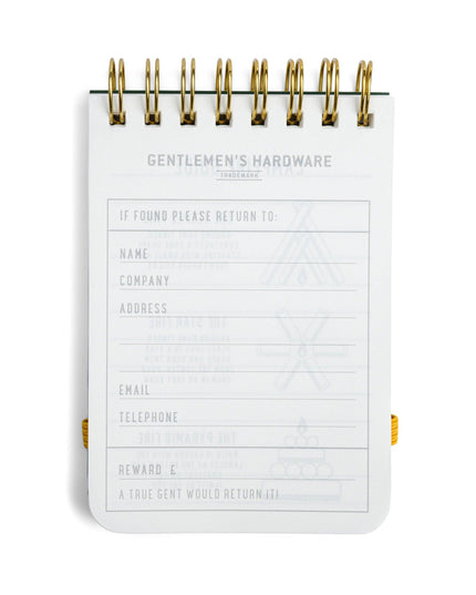 Gentlemen's Hardware Pocket Waterproof Notebook