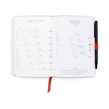 Golfers Waterproof Notebook: Keep Your Game Notes Dry!