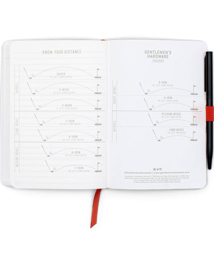 Golfers Waterproof Notebook: Keep Your Game Notes Dry!