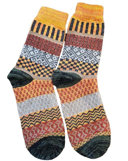 Beautiful pattern Winter Socks - size 7-11