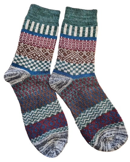 Beautiful pattern Winter Socks - size 7-11