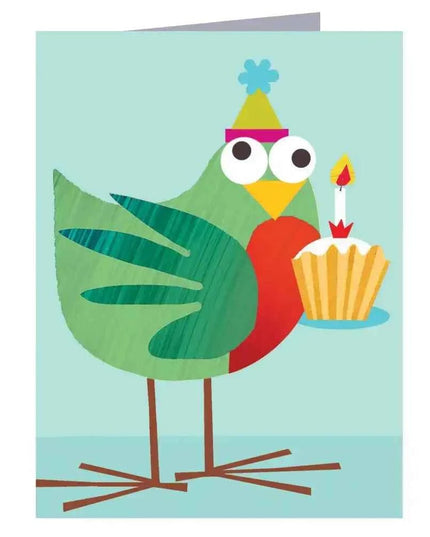 Bird and Cake Card