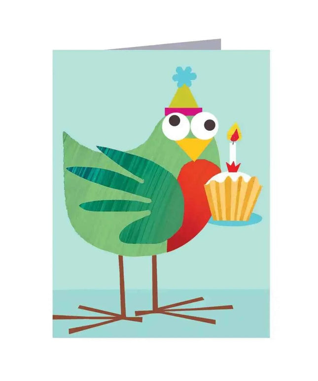 Bird and Cake Card
