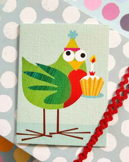 Bird and Cake Card