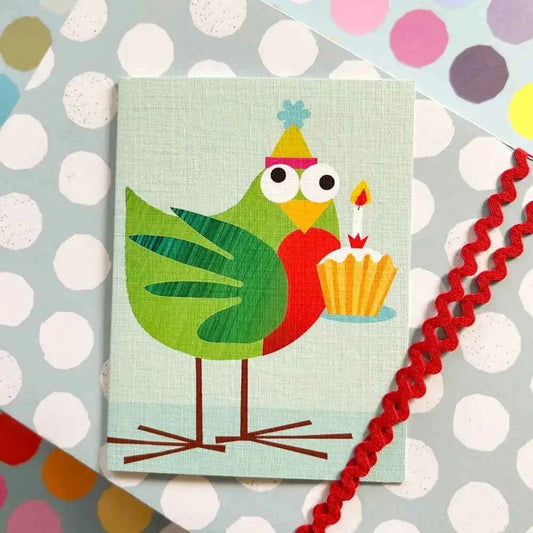 Bird and Cake Card