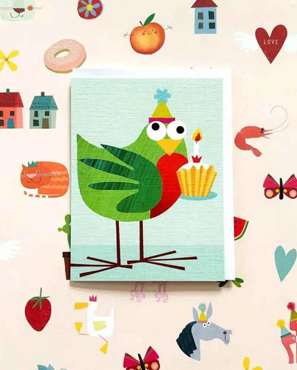 Bird and Cake Card