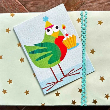 Bird and Cake Card