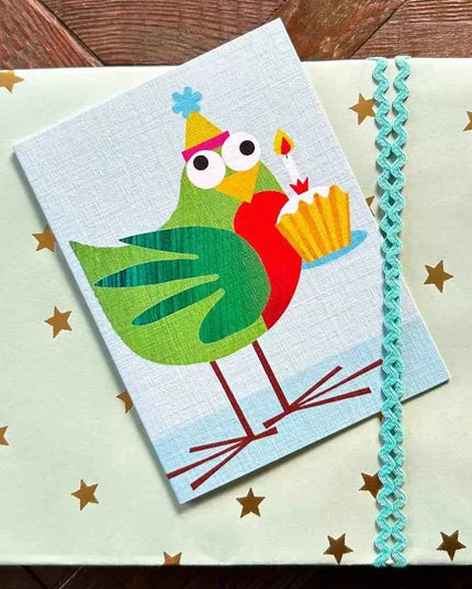 Bird and Cake Card