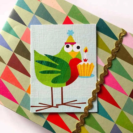 Bird and Cake Card