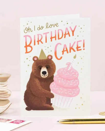 Birthday Bear | Animal Birthday Card | Kids Greeting Card