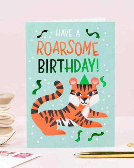 Birthday Tiger | Animal Birthday Card | Kids Greeting Card