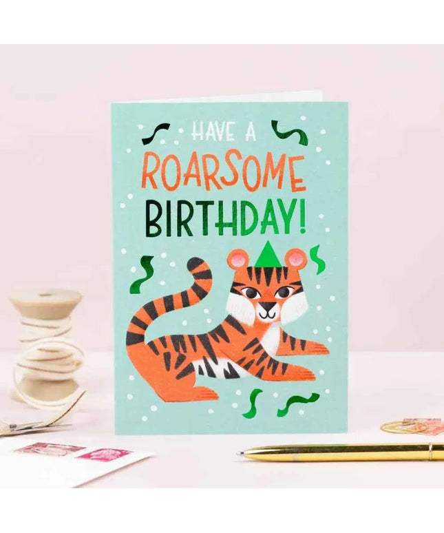 Birthday Tiger | Animal Birthday Card | Kids Greeting Card