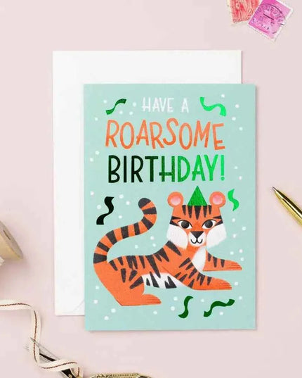 Birthday Tiger | Animal Birthday Card | Kids Greeting Card
