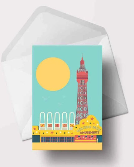 Blackpool Greeting Card