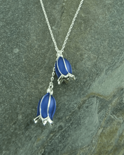 Bluebell Flower Pendant Necklace