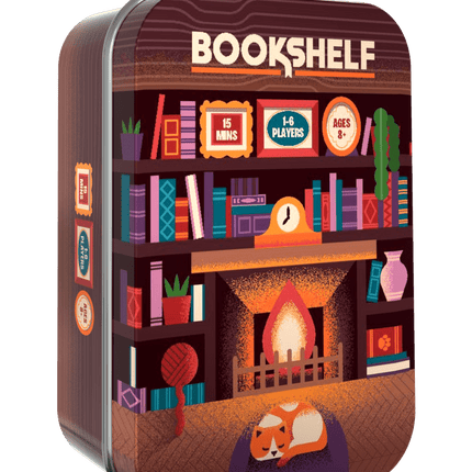 Bookshelf - a game in a tin - The Red Squirrel