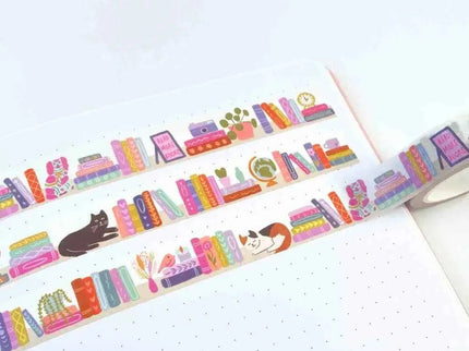 Bookshelf Washi Tape