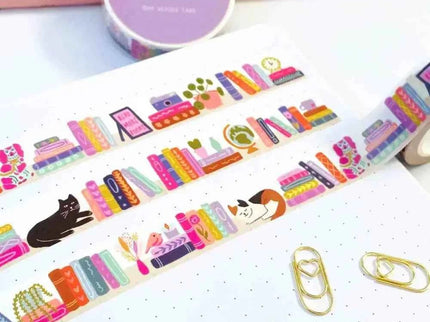 Bookshelf Washi Tape