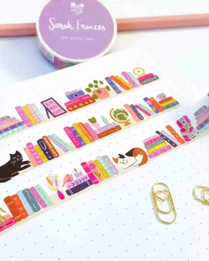 Bookshelf Washi Tape