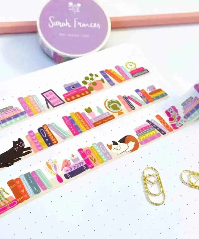 Bookshelf Washi Tape
